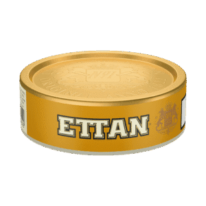 Ettan Lös – dosan sedd från sidan, medelkornigt lössnus med rök, malt och mörk choklad från Swedish Match