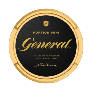 Dosa med General Portion Mini, originalportion tobakssnus i miniformat från Swedish Match