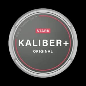 Dosa med Kaliber Plus Original Stark, originalportion tobakssnus med högre nikotinhalt från Swedish Match