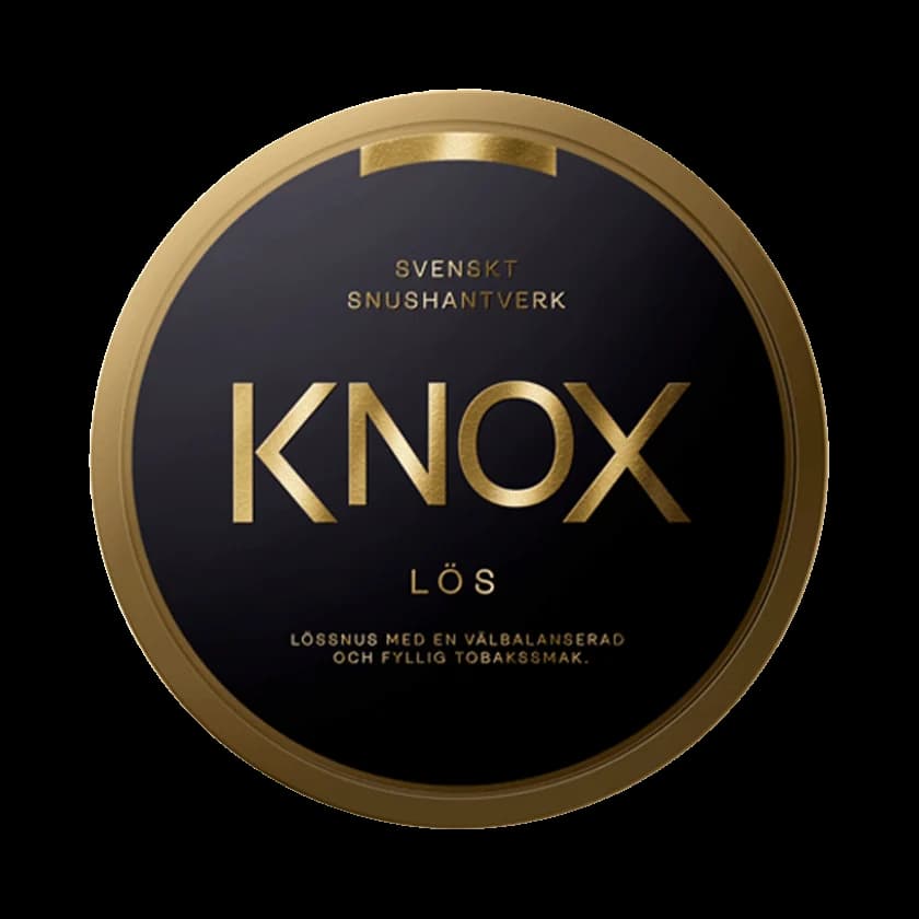Dosa med Knox Lös, lössnus med tobak, bergamott och citrus från Skruf Snus