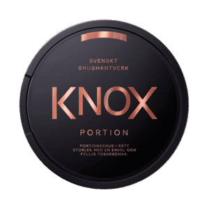 Dosa med Knox Portion, originalportion tobakssnus med fyllig tobakssmak från Skruf Snus