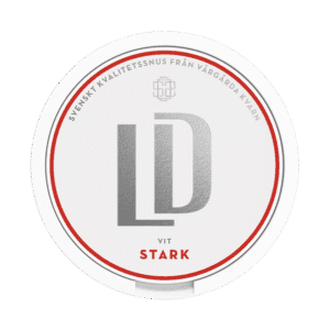 Dosa med LD Vit Stark, stark vit portion tobakssnus med bergamott från Nordic Snus