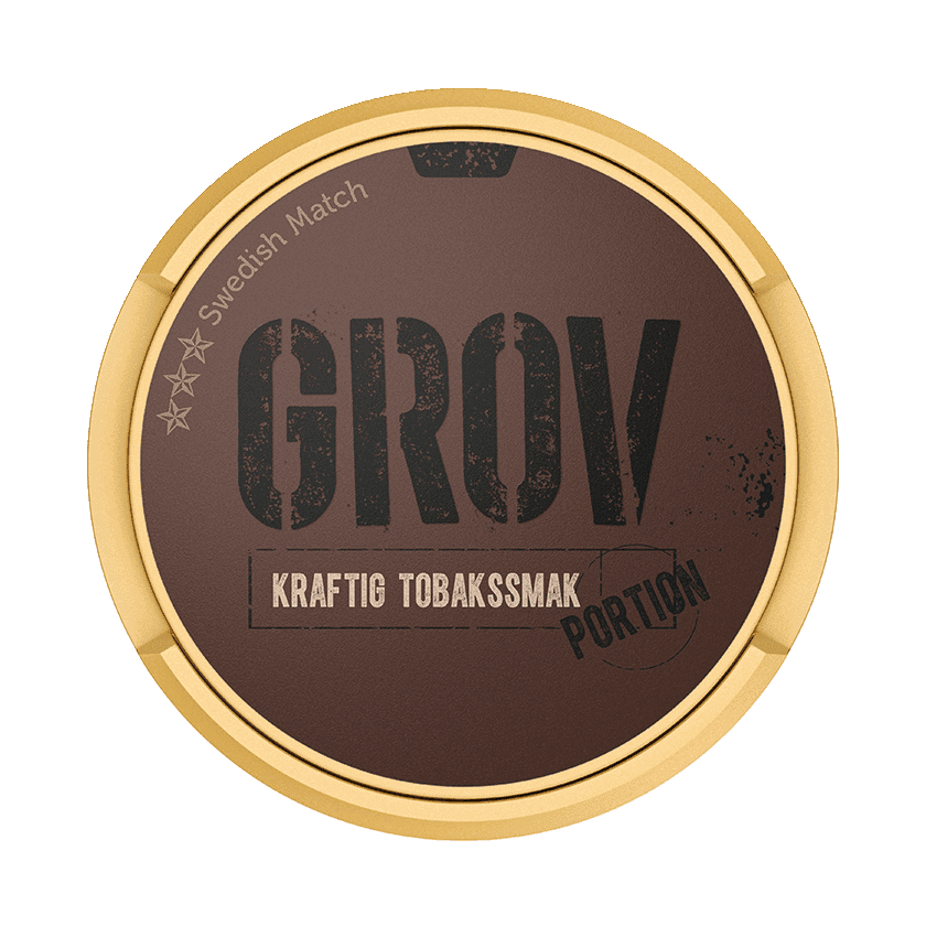 Dosa med Grov Portion, originalportion tobakssnus med kraftig tobakssmak från Swedish Match