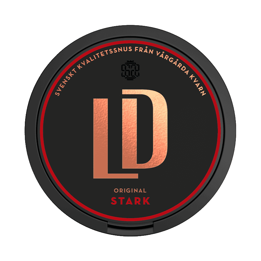 Dosa med LD Original Stark, stark originalportion tobakssnus med bergamott från Nordic Snus
