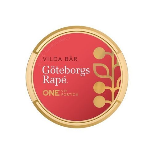 Göteborgs Rapé ONE White Vilda bär