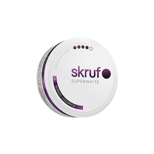 skruf Superwhite no. 58 Nordic Liquorice #4